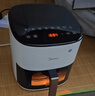 美的（Midea）空气炸锅免翻面 5.3LAI智能烹饪蒸汽嫩炸 空气炸锅蒸烤一体 可视大视窗  家用大容量 MF-KZC5388 实拍图