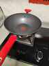 苏泊尔（SUPOR） 炒锅不粘锅炒菜锅 电磁炉燃气灶通用 麦饭石色无油烟火红点无烟 PC32W8 32cm 实拍图