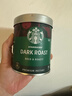 星巴克（Starbucks）0糖低脂精品速溶黑咖啡 阿拉比卡豆办公提神组合深烘90g*2罐 实拍图