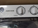 奥克斯（AUX）洗衣机半自动家用双缸双桶大容量小型租房宿舍波轮双杠强力去污省水电 【国补】7.5公斤【洗4.5+脱3+终身联保】黑色 实拍图