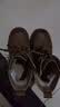 达芙妮棕色复古马丁靴子女秋冬加绒鞋2025新款秋户外工装大黄靴增高短靴 实拍图