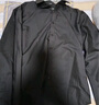 罗蒙（ROMON）【竹纤维】长袖衬衫男士商务职业白衬衫抗皱免烫衬衣男黑色4XL 实拍图