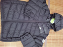 水孩儿（SOUHAIT）童装男女童轻薄羽绒服冬季新款儿童羽绒外套上衣 钻石黑 700+蓬松度-充绒量90% 150 充绒量67g 实拍图