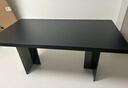 佐尔适意式轻奢岩板餐桌家用现代简约客厅小户型餐桌椅组合长方形餐桌 【黑色亚克力脚+新升级加厚岩板】1.6米 实拍图