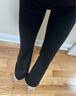 SIINSIIN【杨幂同款】微喇裤女秋冬季新款加绒瑜伽裤子保暖鲨鱼喇叭裤 【春秋常规款】显瘦黑 M 【100-120斤】 实拍图