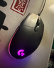 罗技（G）G102第二代游戏鼠标 RGB流光灯效鼠标 轻量化  游戏级8000DPI传感器 黑色 200-8000DPI 实拍图
