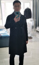 威可多（VICUTU）航海家商务通勤男中长款大衣双面呢内胆正装外套黑色L175/92A 实拍图