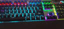 狼蛛（AULA）F2088机械键盘有线游戏键盘 多功能旋钮 104键背光键盘 宏编程  电脑键盘电竞游戏专用 青轴精英版 实拍图