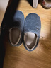 京东京造【厚底防滑】棉拖鞋男士冬季室内居家毛拖保暖全包深灰色44-45 实拍图