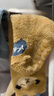 喜得瑞婴儿长筒袜秋冬加厚加绒新生儿松口不勒宝宝冬季保暖过膝袜 （A:蓝色+米白+黄色） 3双 M码（适合脚长10-12cm）6-12个月 实拍图