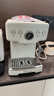 柏翠(petrus)咖啡机意式浓缩家用小型半自动蒸汽打奶泡 海盐小方PE3833+PE3700 实拍图