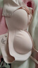 幸棉外扩文胸小胸显大聚拢漫画胸厚杯垫无痕无钢圈软支撑收副乳内衣女 轻雾粉 背心款 M （70ABC/75AB） 实拍图