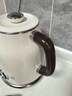美的（Midea）艺术家电热水壶  烧水壶自动断电保温一体  1.6L大容量电热水壶 316L不锈钢恒温壶 精准控温 63-Q 实拍图