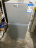 YZR小冰箱家用小型出租屋宿舍双门冷藏冷冻大容量1级节能省电冰箱 148银双门【自动除霜3天1度电】高90cm 实拍图