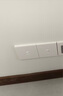罗格朗（LEGRAND）开关插座 简悦系列陶瓷白色 86型墙壁插座 一位六类电脑网络插座 实拍图