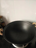 王源吉铁锅炒锅铸铁锅双耳苏锅王老式家用圆底无涂层龟纹大肚炒锅36cm 实拍图