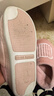 京东京造家居包脚棉拖鞋轻简毛绒保暖包跟棉拖鞋女款 花簇粉38-39 JZ-3222 实拍图