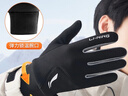 李宁（LI-NING）骑行手套冬季男女保暖加绒电动摩托自行车手套防冻防寒风登山滑雪 实拍图