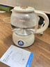 美的（Midea）煮茶器煮茶壶花茶壶 养生壶迷你恒温电热水壶蒸茶器喷淋式316L不锈钢烧水壶黑茶茶具1升YSTM-Z11 实拍图