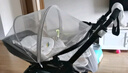 Jim&Lily婴儿车蚊帐全罩式通用防蚊虫宝宝高景观婴儿推车伞车儿童网纱 25款拉链全罩式-通用防蚊虫-白色 升级版 实拍图
