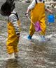 羚特下水裤连体裤户外玩水下水裤防水服涉水服雨靴一体-卡通黄31码 实拍图