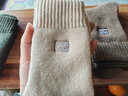 猫人3双装35%羊毛袜子男士袜子男冬季加厚保暖袜男毛圈袜睡眠袜男 实拍图