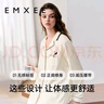 嫚熙（EMXEE）嫚熙春夏薄款纯棉月子服孕妇哺乳睡衣产后产妇家居服 奶昔黄-两件套-产后款无哺乳口 L【合适120-145斤 Supima棉】 实拍图
