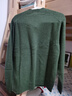 优衣库男装女装柔软绵羊毛V领针织开衫/毛衣毛衫外套478547 56 橄榄色 M /170/92A 实拍图