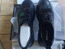 百丽通勤商务皮鞋2025男牛皮褶皱增高休闲鞋A1373AM4 棕色2  41 实拍图