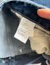 海澜之家（HLA）牛仔裤男皮标点缀直筒裤五袋款裤子男秋季新复古回潮 牛仔蓝过渡色（中）4F S 165/76A 实拍图
