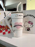 YANIS 3hello kitty保温杯大容量水杯女礼物高颜值咖啡杯316不锈钢吸管杯 hellokitty1200ml（316礼盒装） 实拍图