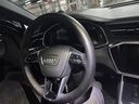 安牛 手缝方向盘套真皮头层牛皮汽车把套防滑皮套四季通用型透气吸汗 头层牛皮黑色黑线打孔 实拍图