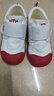 牧童幼儿园鞋春秋款室内鞋男童防撞学步鞋女宝宝小白鞋 英伦红1 30 实拍图