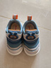 巴布豆学步鞋秋男宝毛毛虫防滑透气儿童机能鞋软底男女童鞋靛蓝20码 实拍图
