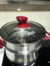 爱仕达（ASD）汤锅 316L食品级不锈钢蒸煮一体锅 22CM煮粥锅B5-Z 实拍图