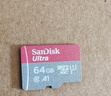 闪迪（SanDisk）64GB TF（MicroSD）内存卡 A1 U1 C10 至尊高速移动版存储卡 读速140MB/s 手机平板游戏机内存卡 实拍图