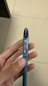 uni三菱 黑科技黑色中性笔高颜值0.5黑笔签字笔商务直液式学生水笔水性笔 UBA-188C 钢蓝色杆1支 实拍图
