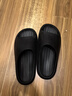 朴西男士四季抗菌室内浴室洗澡防滑居家情侣凉拖女 黑色 42-43 实拍图