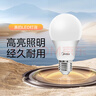 美的（Midea）LED灯泡节能E27大螺口螺纹家用光源 6瓦暖白球泡3只装 实拍图