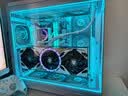 京兆信息PCIe5.0显卡延长线PCIe5延长线90度角显卡竖装支架京兆信息兼容40系显卡 RTX5090 RX8900ATX大机箱 90度角5.0白色15cmV3支架（无灯版）套装 实拍图