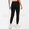 耐克（NIKE）女运动裤 冬季针织加绒束脚休闲裤 温暖舒适 DQ5192-010 黑 M 实拍图