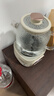 美的（Midea）花漾0胶水全玻璃全自动养生壶 办公室多功能煮茶壶 烧水壶恒温电热水壶煮茶器花茶壶1L YS10B101 实拍图