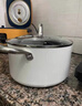 双枪（Suncha）奶锅316L不锈钢婴儿陶瓷辅食锅小奶锅汤锅蒸锅18cm带蒸笼 实拍图