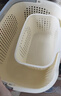 京东物流 脏衣篓家用脏衣服收纳筐脏衣篮浴室洗衣篮神器收纳筐 奶油黄 大号【长36宽25.5高32.5CM】 实拍图