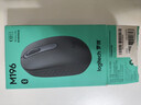罗技（Logitech）M196 无线蓝牙鼠标 办公鼠标 笔记本商务办公家用 小巧便携 对称手型 石墨灰 实拍图