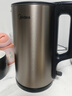 美的（Midea）电热水壶家用1.7L大容量烧水壶双钢防烫防干烧煮水壶316不锈钢内胆电水壶泡茶壶 政府补贴PJ17A01 实拍图