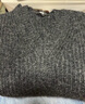 优衣库女装V领针织衫/毛衣毛衫479231 08 深灰色 M /160/84A 实拍图