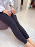 笙格儿 保暖裤秋裤女德绒双面加绒秋冬线裤可外穿无痕高腰显瘦打底裤女 黑色 L(105-130斤） 实拍图