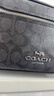 蔻驰（COACH）【品牌直供】新年礼物男士ELIAS小号单肩手提斜挎包炭黑色CZ401 实拍图