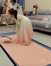 匹克瑜伽垫加厚加宽男女健身训练运动减震静隔音防滑垫儿童舞蹈垫粉色 实拍图